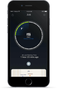 ZUS car finder and smart charger